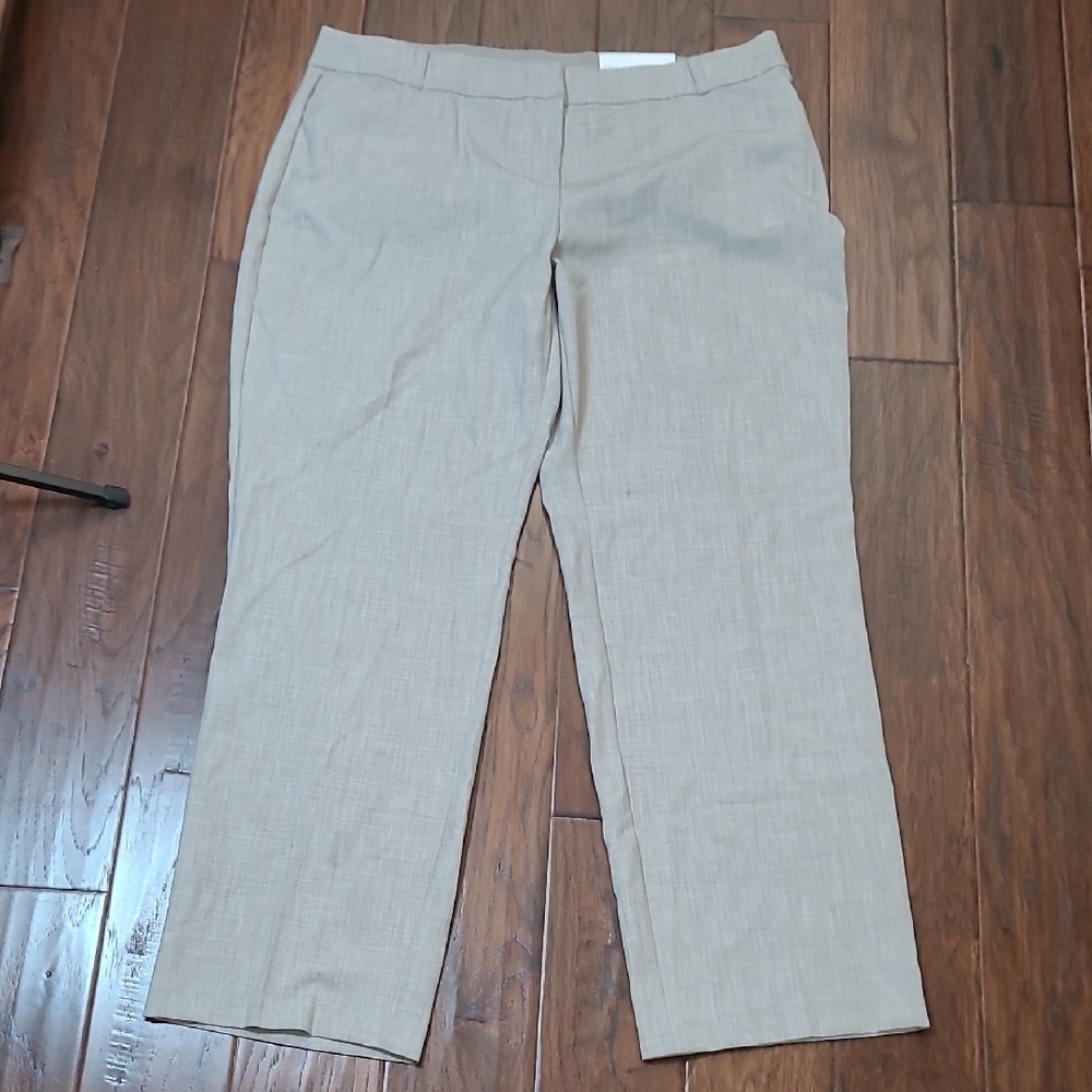 NWT Cato Tan/Grey Blend Trousers size 16W